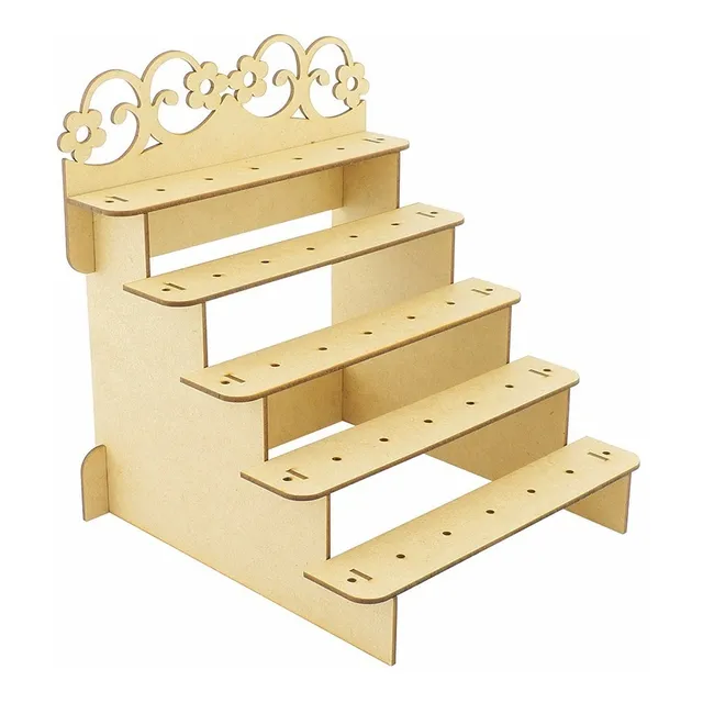 Piruliteiro Escadinha Mdf Linha Temática - Floral