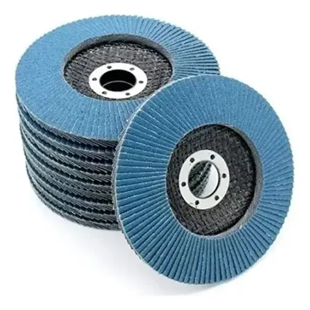 Pack 30 Disco Flap Lija Traslapado Metal 4.5, Marca Flovi