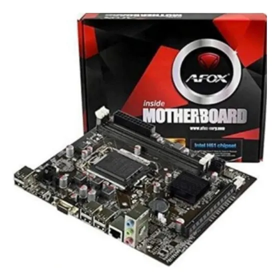 Kit 1155 Mb Placa Mae Afox Ib75 + Cpu Dual Core Mem + G2030