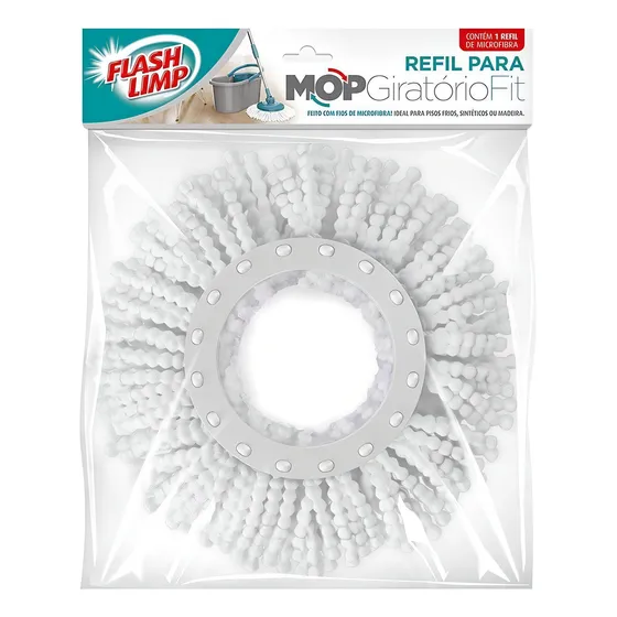 Refil Para Mop Giratório Fit RMOP5011 Flash Limp