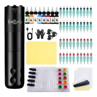 Kit Máquina Para Tatuar Principiante Knight Ii Completo Kit Máquina Para Tatuar Principiante Knight Ii Completo