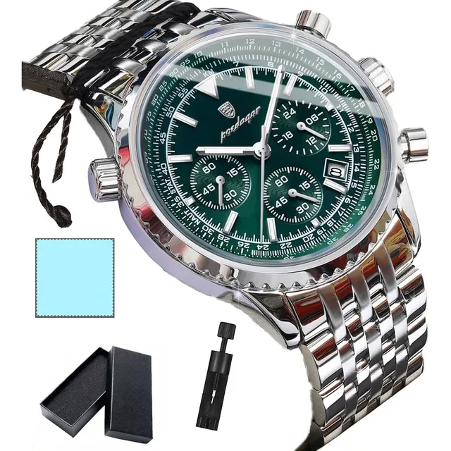 Reloj De Cuarzo Casual Multifuncional Para Hombre