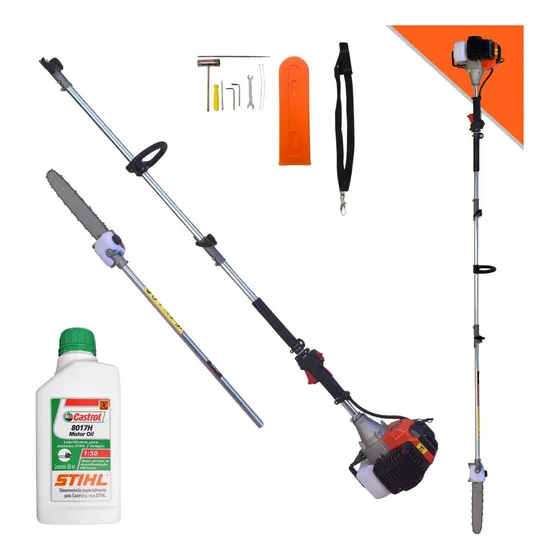 Motopodador À Gasolina Way Iwpag2t52 + Óleo Stihl 2t
