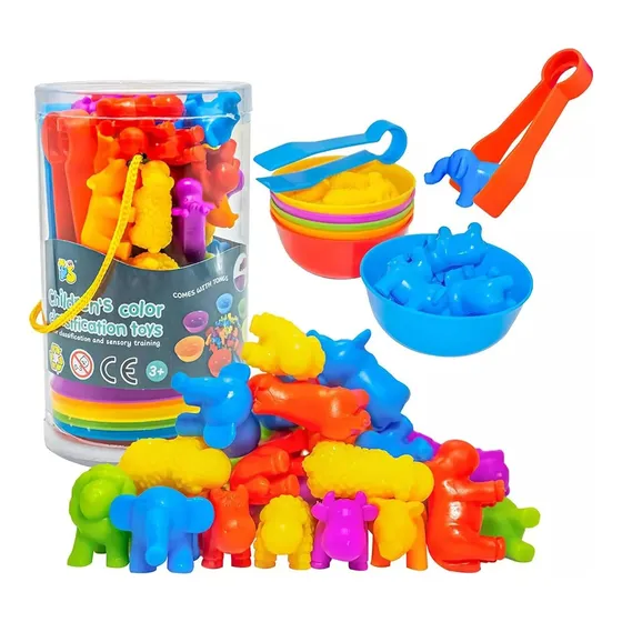 Juguete Didáctico Niños Cognitivo Juego Educativo Colores