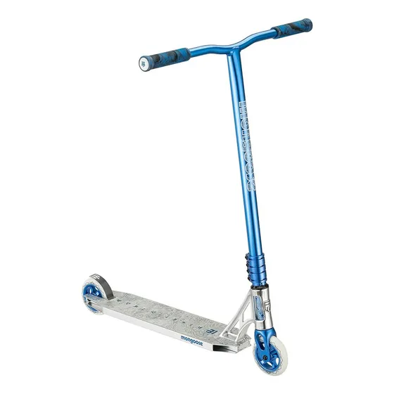 Patín Scooter Mongoose Rise 110 Team Freestyle Color Azul Plateado