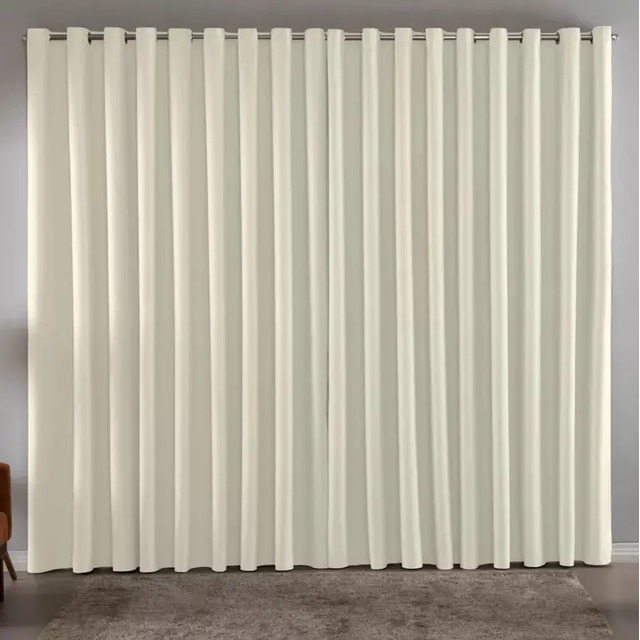 Cortina Blackout Em Tecido 3,00x2,80 Corta Luz Cor Palha Cortina Blackout Em Tecido 3,00x2,80 Corta Luz Cor Palha