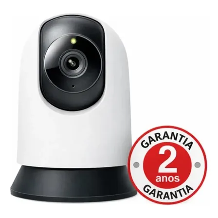Mercusys Mc210 Câmera Segurança Wifi 2k 3mp 360° Por Tp-link Branco