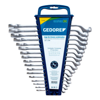 Jogo De Chave Combinada 10 A 41mm Gedore 22 Peças - 002605 0 Jogo De Chave Combinada 10 A 41mm Gedore 22 Peças - 002605 0