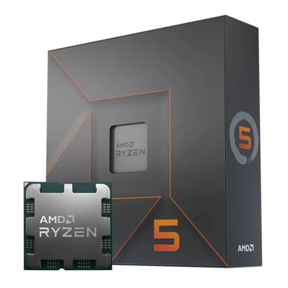 Mercado Livre Processador gamer AMD Ryzen 5 7600X 100-100000593WOF de 6 núcleos e 5.3GHz de frequência com gráfica integrada image