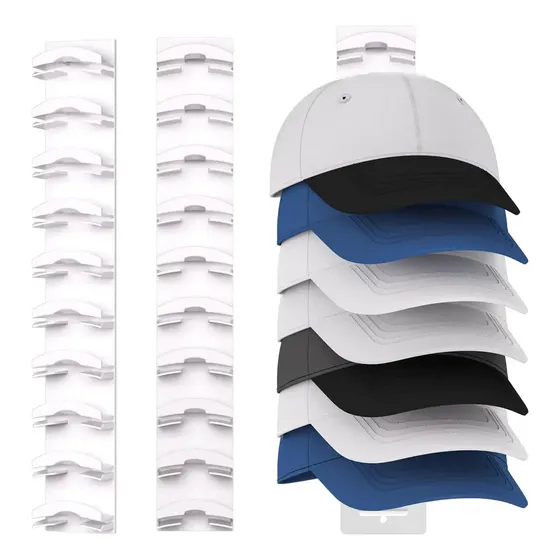 Gancho Organizador De Gorras Para Pared Color Blanco | Cuotas sin interés