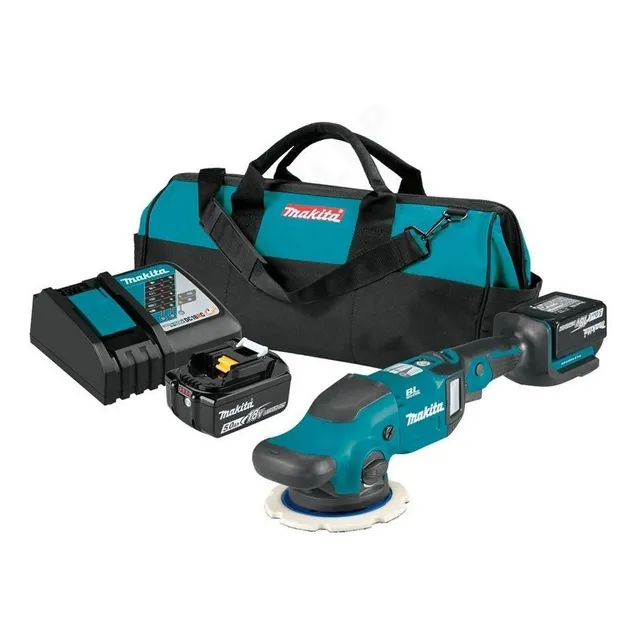 Pulidora Orbital Excéntrica Inalámbrica 5 Makita Dpo500rte