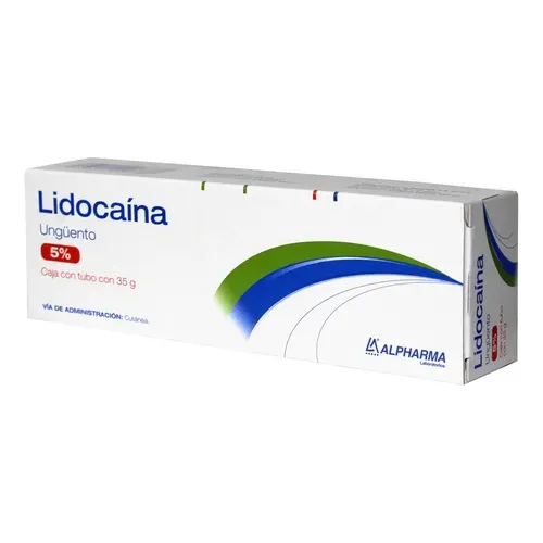Lidocaina Unguento 5% 35 Gramos Alpharma