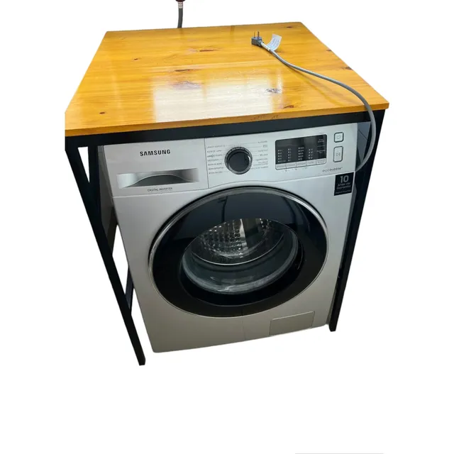 Mueble Para Lavarropas , Secadora Decohogar_25 Hierro Y Mad