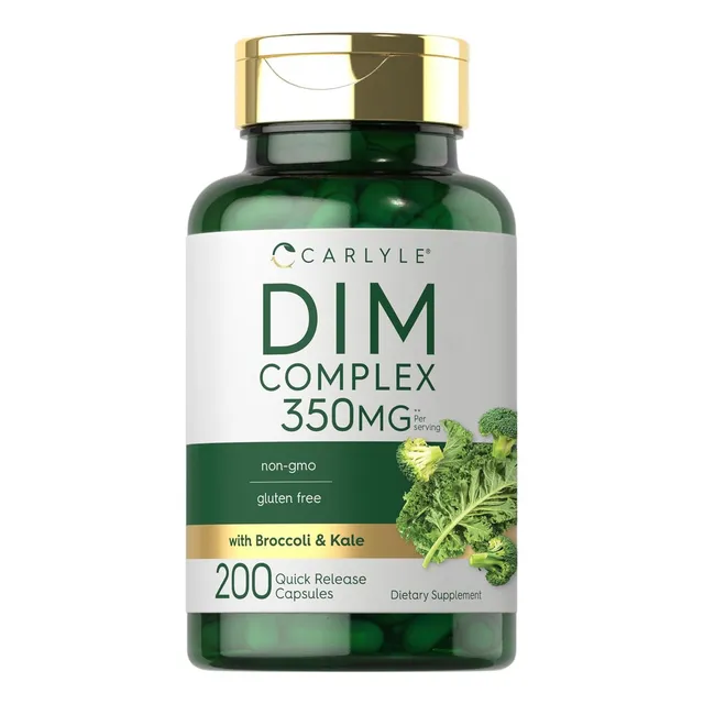 Dim Complex 300 Mg 200 Capsulas Diindolilmetano Sabor Sin Sabor