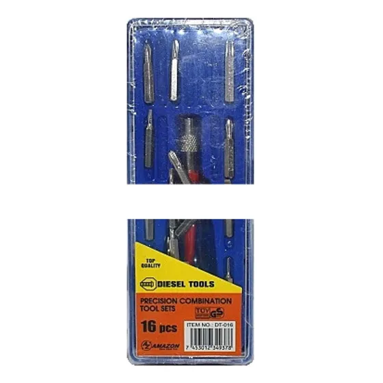 Destornillador Caja X 16 Piezas Puntas Torx 