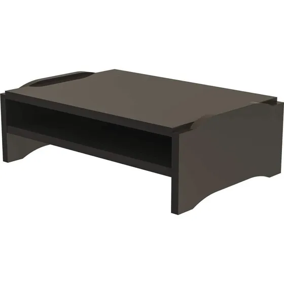 Suporte Para Monitor E Notebook Duplo Preto Mesa Oferta