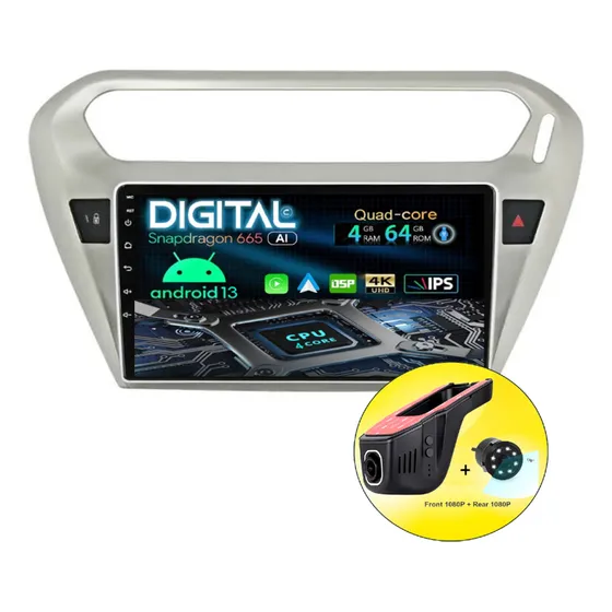 Radio Pantalla Android Peugeot, 301