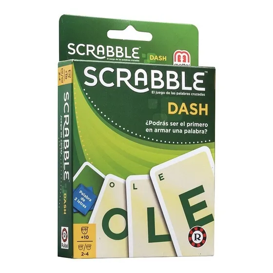 Juego Scrabble Dash Naipes Ruibal Mattel (+ 10 Años)