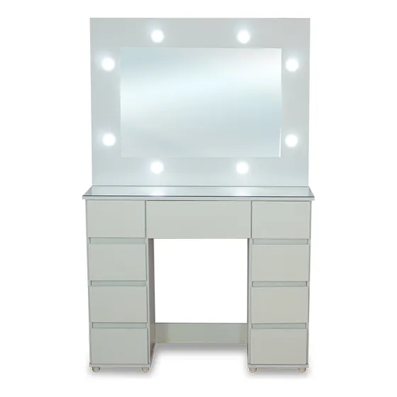 Tocador Con Espejo Hollywood Y Luces 