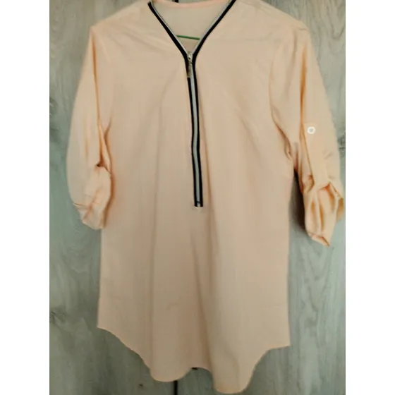 Blusa Nueva Color Coral Talla S. Sin Marca