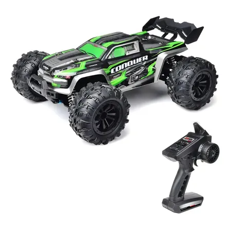 Carro Buggy Controle Remoto Conquer 4x4 Verde para Alta Velocidade de 50 km/h
