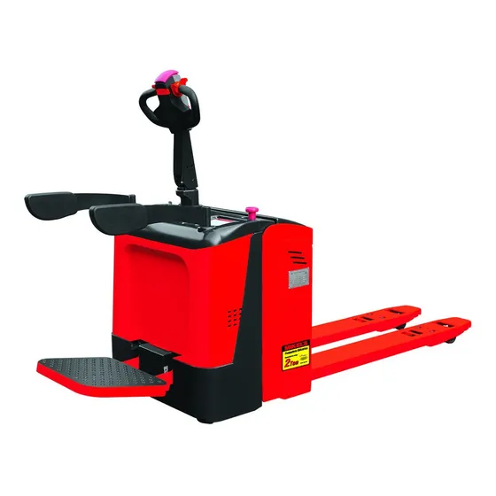 Patín Hidráulico Transpaleta Eléctrico Sistema Tándem 2 Ton