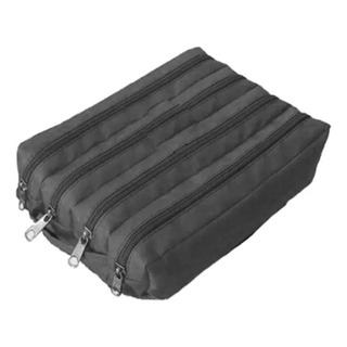 Estojo 4 DivisĂłrias Escolar Simples Liso Preto Jkf Estojo 4 DivisĂłrias Escolar Simples Liso Preto Jkf