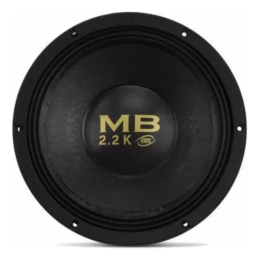 Tipo De Alto-falante Eros E-12 Mb 2.2 K Para Carro/caminhonete Cor Preto De 8o X 12   X 1 Unidade 