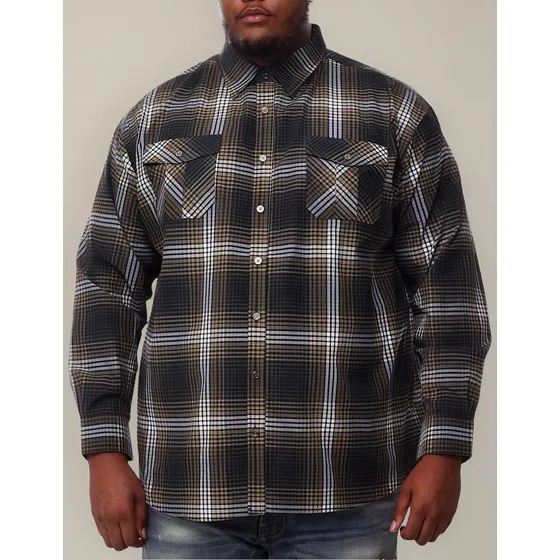Tallas Grandes Avalanche Camisa Manga Larga Diseño 4x 5x 6x