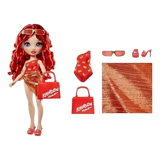 Rainbow High Swin & Style Ruby Muñeca Traje De Baño 2m