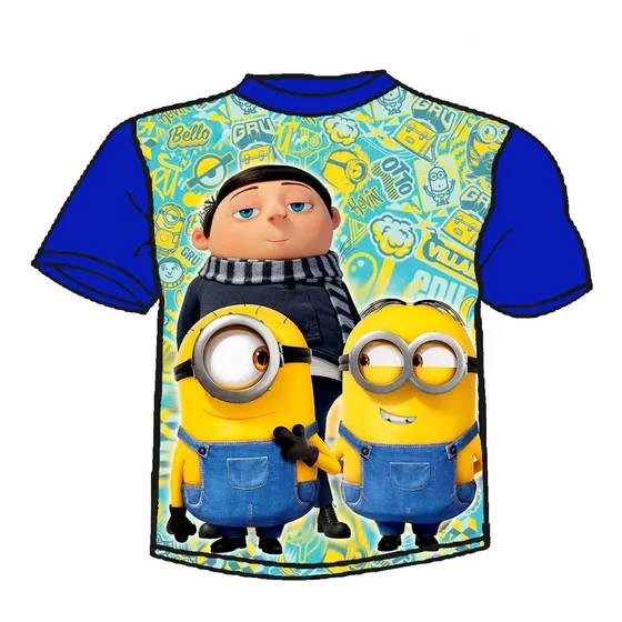Franelas Minions Nace Un Villano Para Niños Sublimadas 