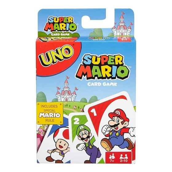 Juego De Cartas Uno Super Mario Mattel