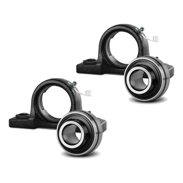 Kit 02 Mancal Com Rolamento Ucp 204-12 (eixo 3/4 =19,05mm)