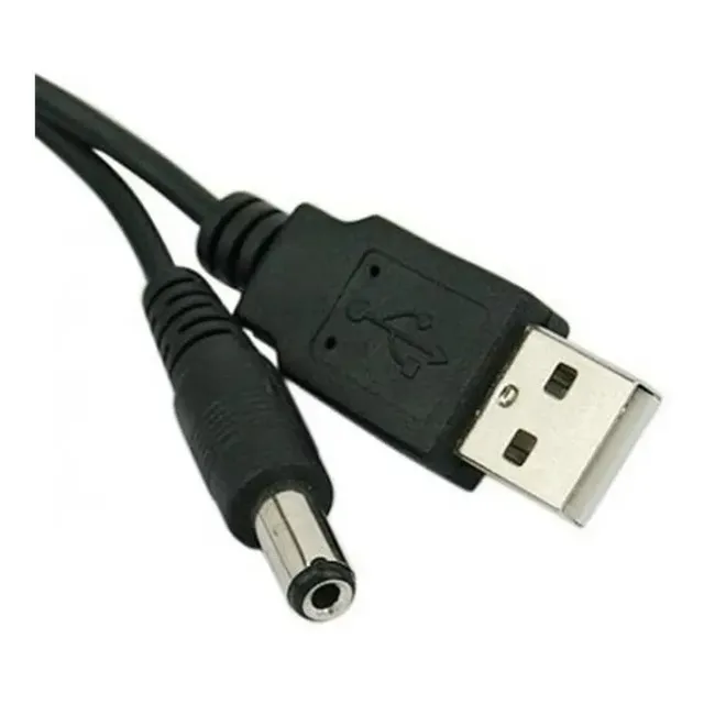 Cable Usb A Plug Dc 2.1mm Macho Para Carga 