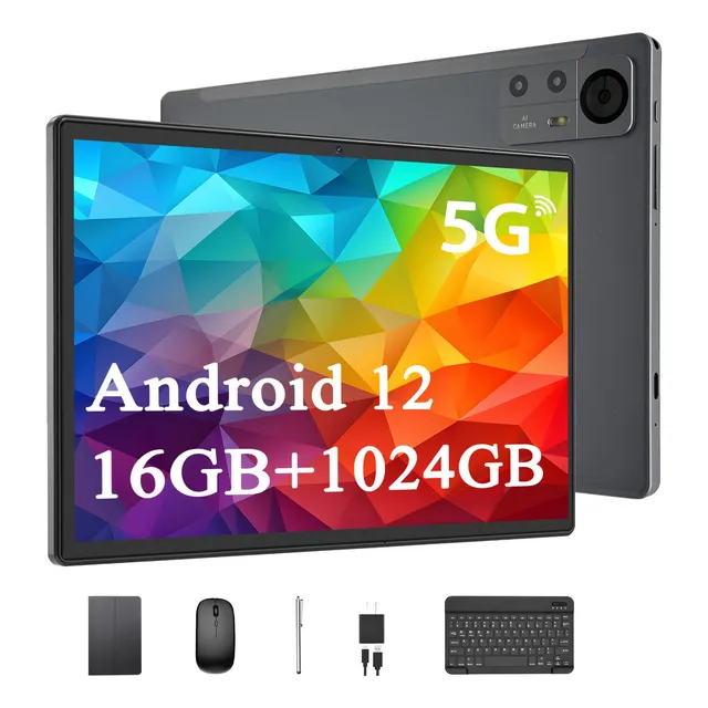 Android Tablet 10.1 Inch 5g 2.0ghz Procesador De 8 Núcleos
