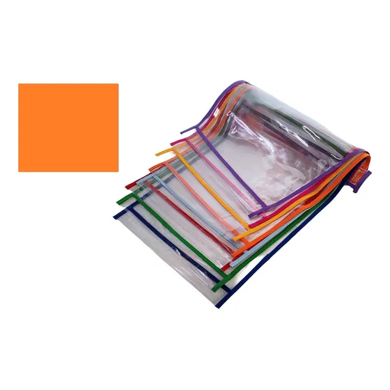Funda Cuaderno Abc Rivadavia C/borde De Tela-7 Col.cristal