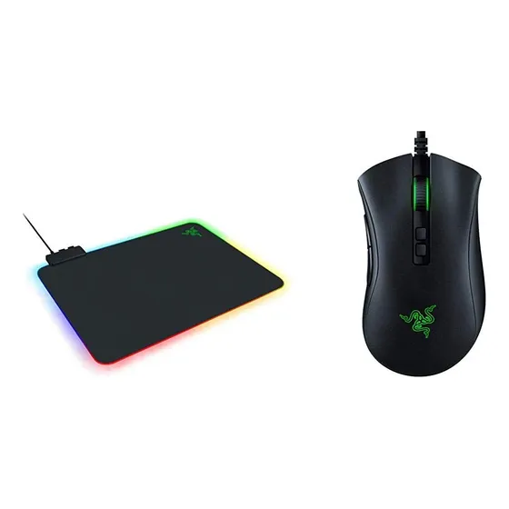 Alfombrilla Raton Para Juego Razer Firefly V2 + Deathadder