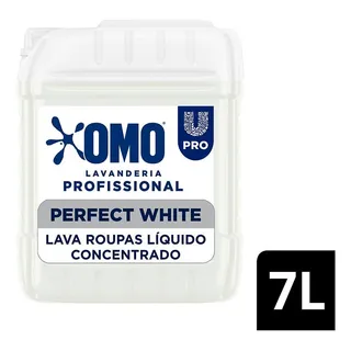 Lava Roupas LĂquido Profissional Perfect White 7l Omo Lava Roupas LĂquido Profissional Perfect White 7l Omo