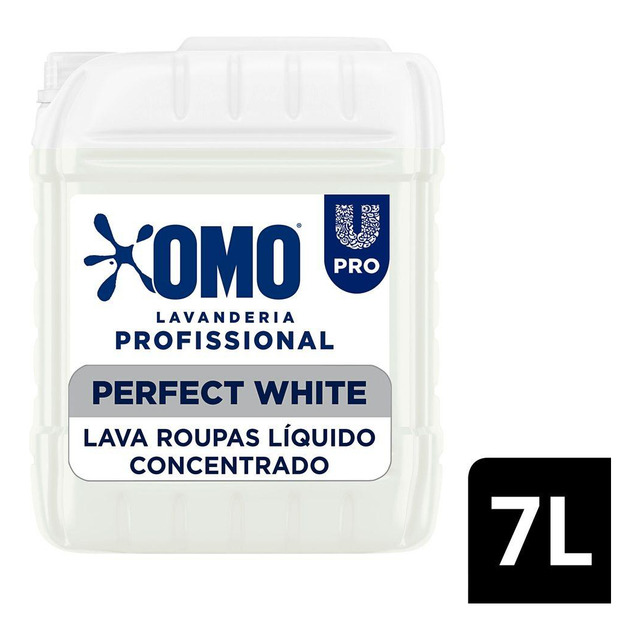 Lava Roupas LĂquido Profissional Perfect White 7l Omo Lava Roupas LĂquido Profissional Perfect White 7l Omo