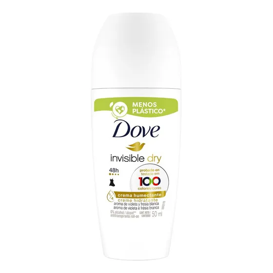 Antitranspirante Dove Roll On Invisible Dry 50 Ml