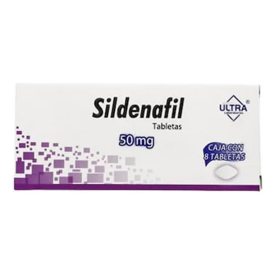 Sildenafil Tableta 50 Mg, 8 Tabletas