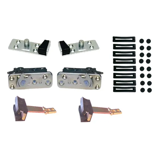 Kit Cerraduras+ Trabas+gomas Bisagra+tensores Puerta Mb 1114