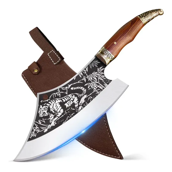 Zeng Cuchillo De Carnicero Forjado A Mano Para Cortar Carne 