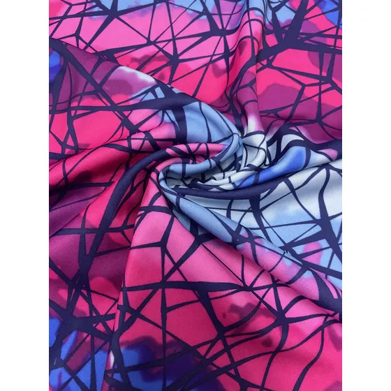 Tela De Lycra Estampada -calzas-indumentaria- X Mt- Tdj