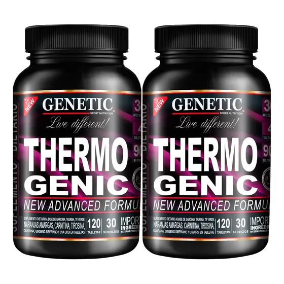 2 Meses Quemador Abdominal Lipo Burn Thermogenic Genetic