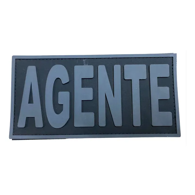 Emborrachado Costas Colete Patches Segurança Vig. Escolta