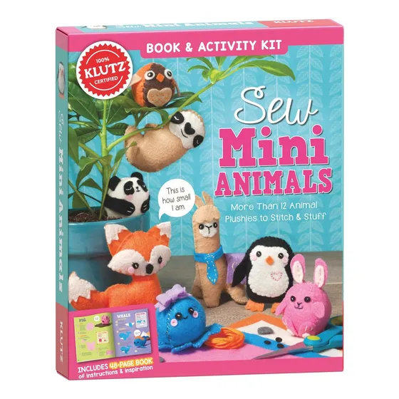 Coser Mini Animal Libro Craft Kit Make Peluche