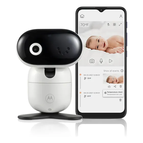 Babá Eletrônica Motorola Panorâmica Câmera Hd Wifi Pip1010