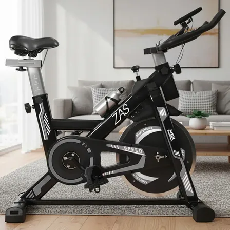 Bicicleta Spinning Mbx Zas Ergométrica 13kg Roda Inércia Cinza