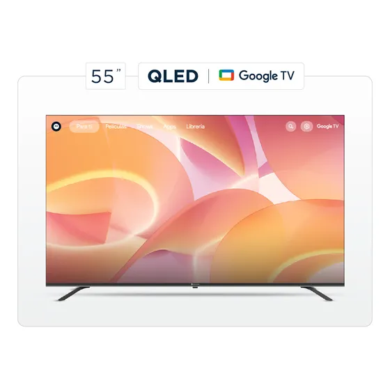 Smart Tv Motorola Google Tv 55 4K Qled HDR + Comando de Voz